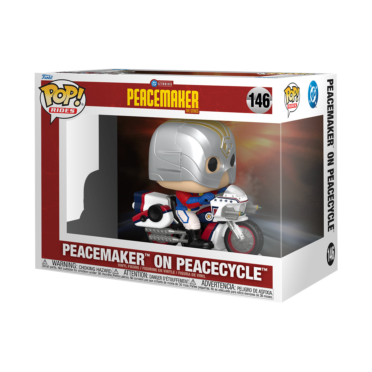 Produktbild Peacemaker mit Peacecycle Funko Pop Figur - DC Comics
