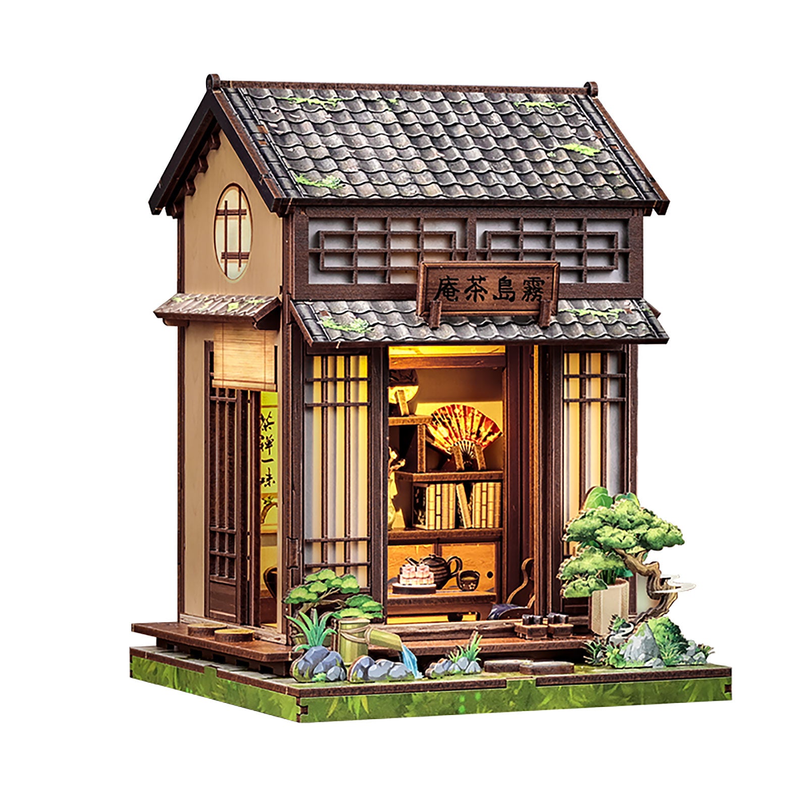 Produktbild CuteBee - Kirishima Cha-an Miniaturhaus Book Nook Modell Bausatz