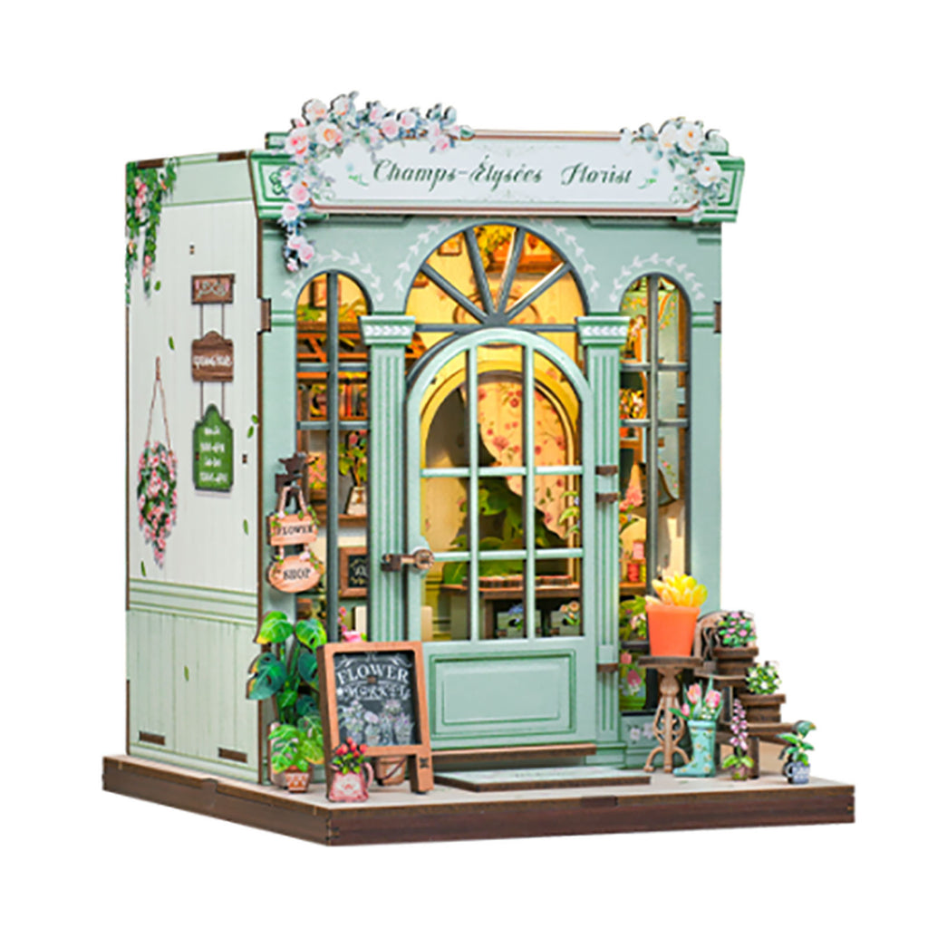 Produktbild CuteBee - Champs-Élysées Florist Miniaturhaus Book Nook Modell Bausatz