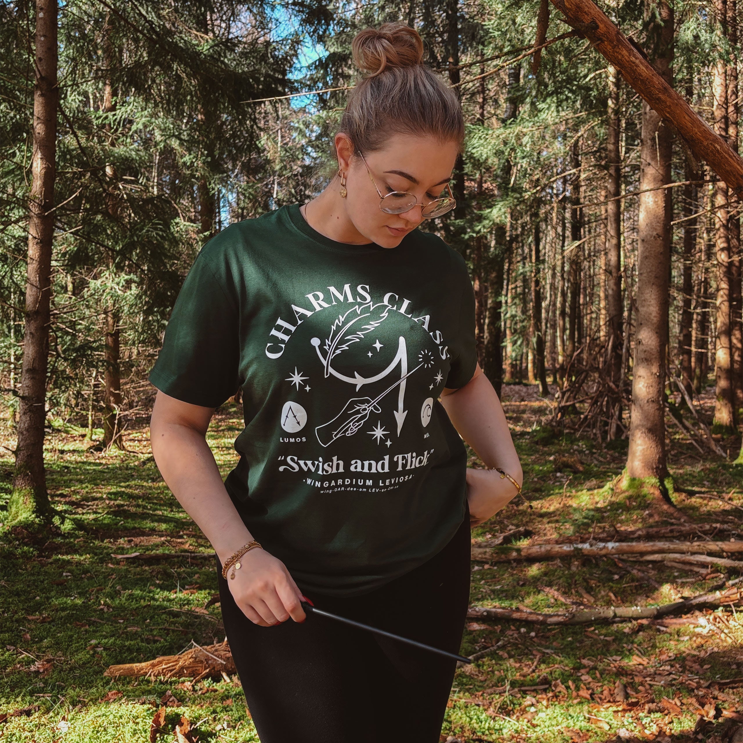 Produktbild Zauberkunst Hogwarts T-Shirt grün - Harry Potter