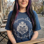 Produktbild Hogwarts Wappen T-Shirt blau - Harry Potter