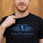 Produktbild Society Papers T-Shirt schwarz für Bridgerton Fans