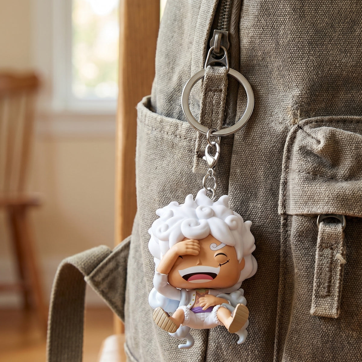 Produktbild One Piece - Monkey D. Luffy Gear 5 Funko Pop Schlüsselanhänger