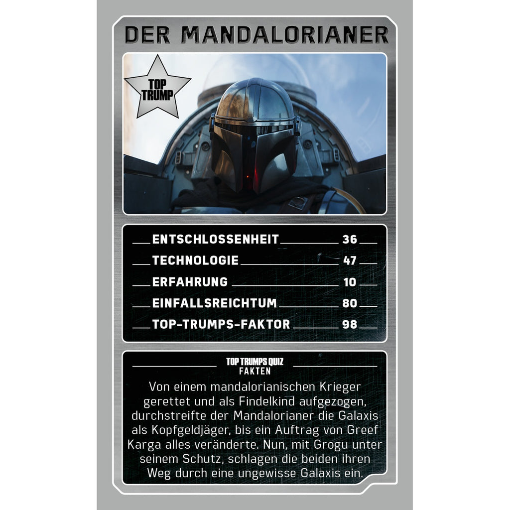 Produktbild Grogu und Mandalorian Spielkarten - Star Wars The Mandalorian