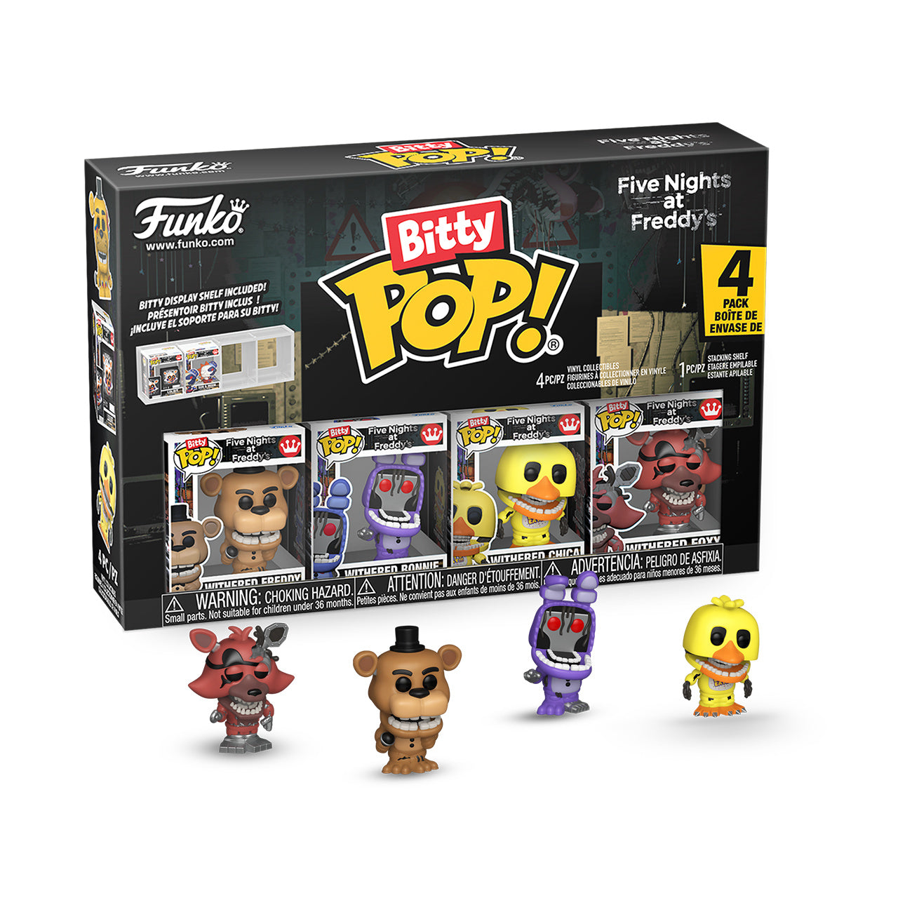 Produktbild Five Nights at Freddys - Funko Bitty Pop 4er Figuren Set Serie 6
