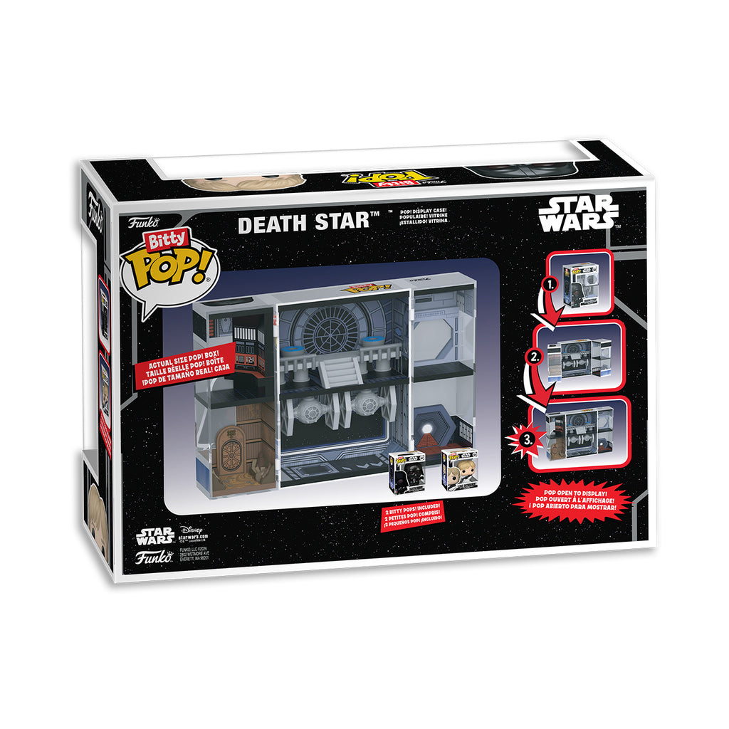 Produktbild Star Wars - Todesstern Funko Bitty Pop Display mit 2 Figuren