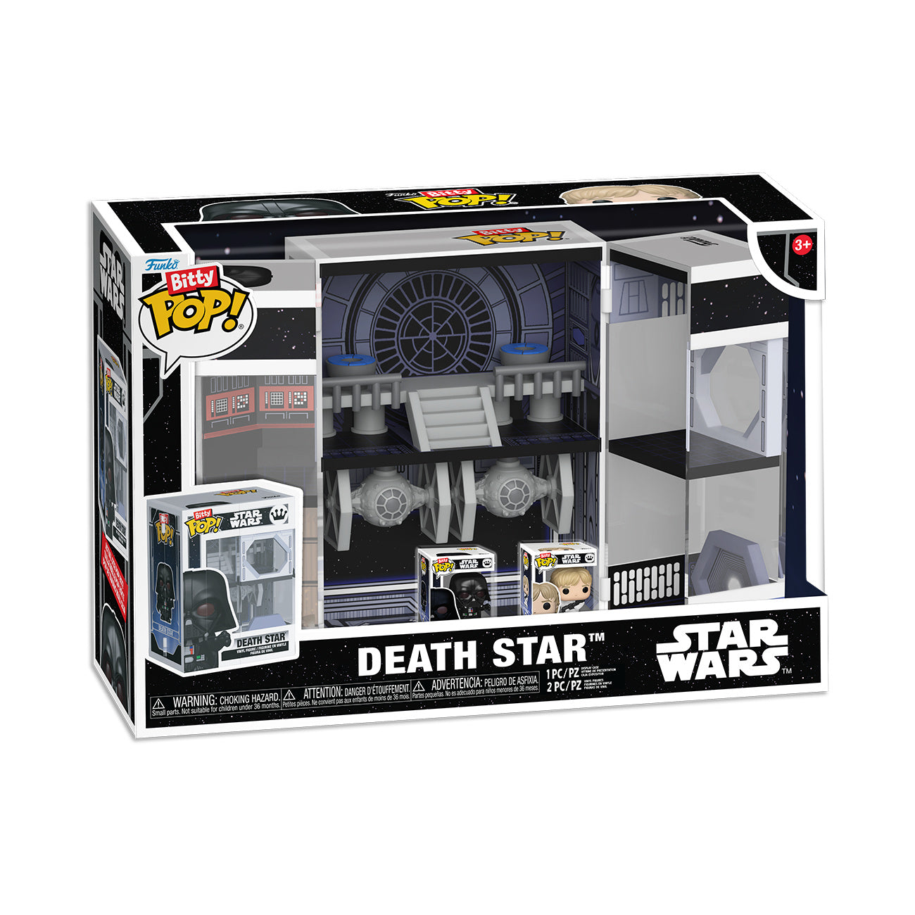 Produktbild Star Wars - Todesstern Funko Bitty Pop Display mit 2 Figuren