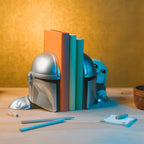 Produktbild Grogu und Mandalorianer Buchstützen - Star Wars The Mandalorian