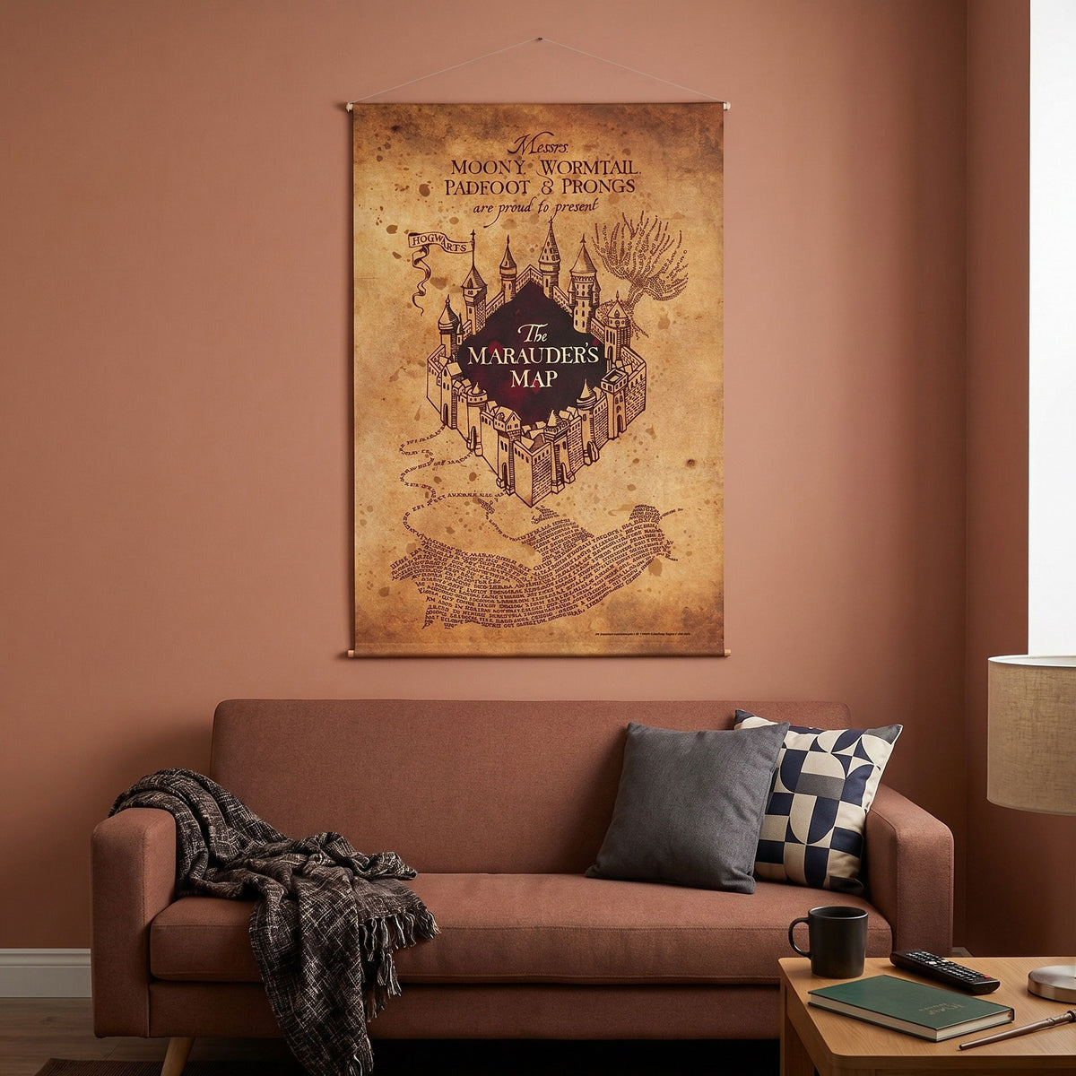 Produktbild Harry Potter - Karte des Rumtreibers Wall Scroll