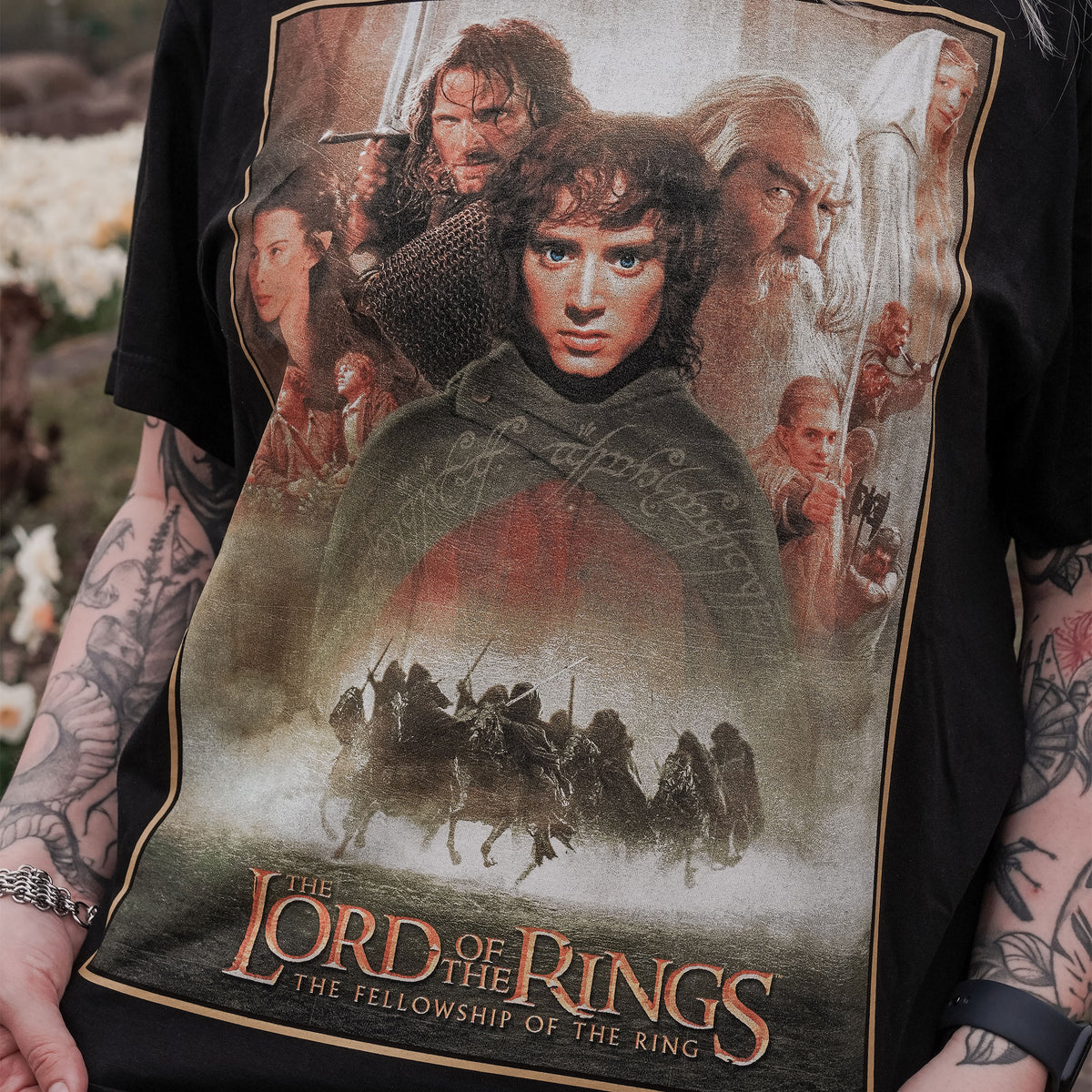 Produktbild Die Gefährten Poster T-Shirt - Der Herr der Ringe
