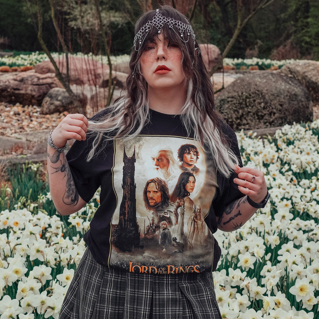 Produktbild Die zwei Türme Poster T-Shirt - Der Herr der Ringe