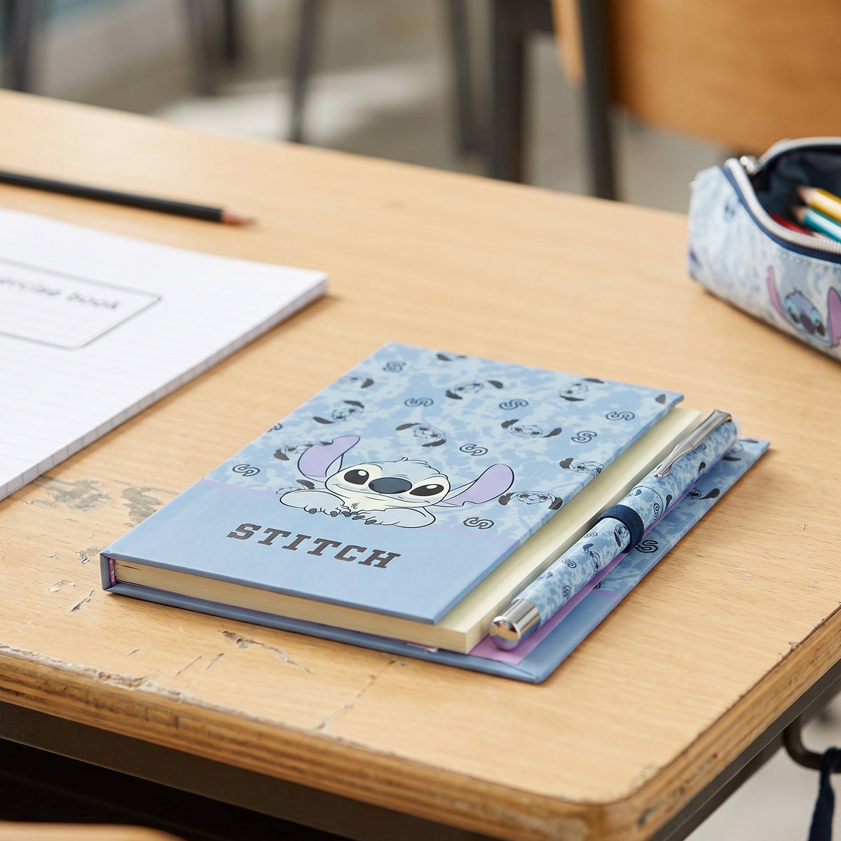 Produktbild Stitch Notizblockset mit Stift - Lilo & Stitch