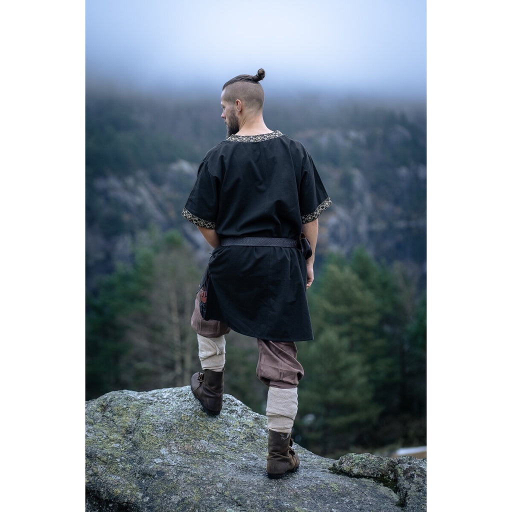 Produktbild Mittelalter Kurzarm Tunika Loki schwarz