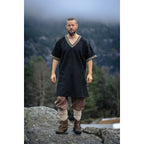 Produktbild Mittelalter Kurzarm Tunika Loki schwarz