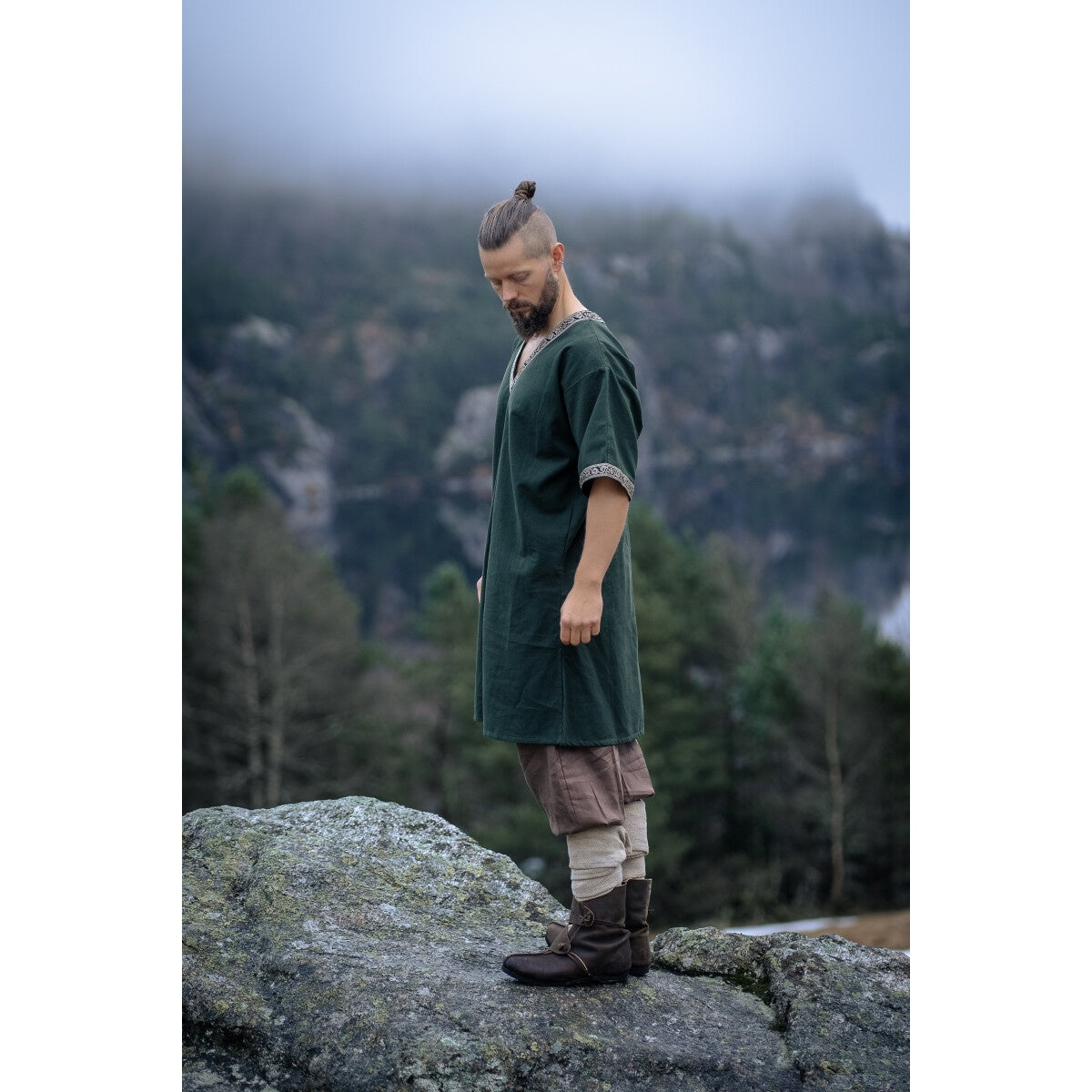 Produktbild Mittelalter Kurzarm Tunika Loki grün