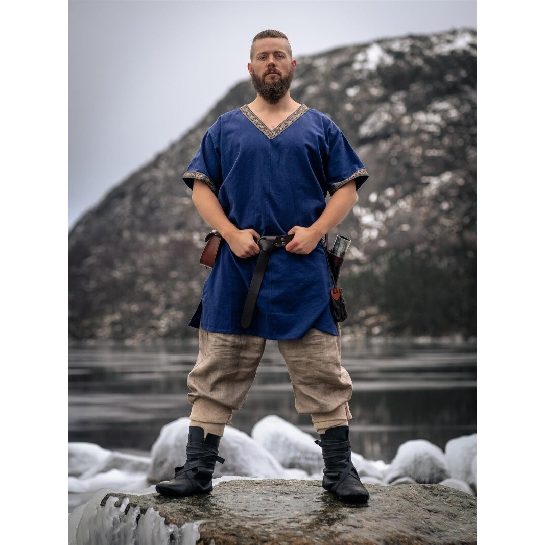 Produktbild Mittelalter Kurzarm Tunika Loki blau
