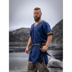 Produktbild Mittelalter Kurzarm Tunika Loki blau