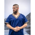 Produktbild Mittelalter Kurzarm Tunika Loki blau