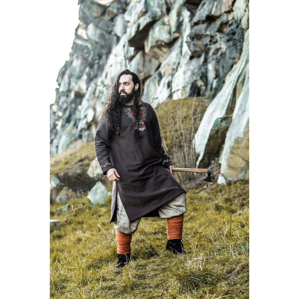 Produktbild Mittelalter Wikinger Tunika Freki braun
