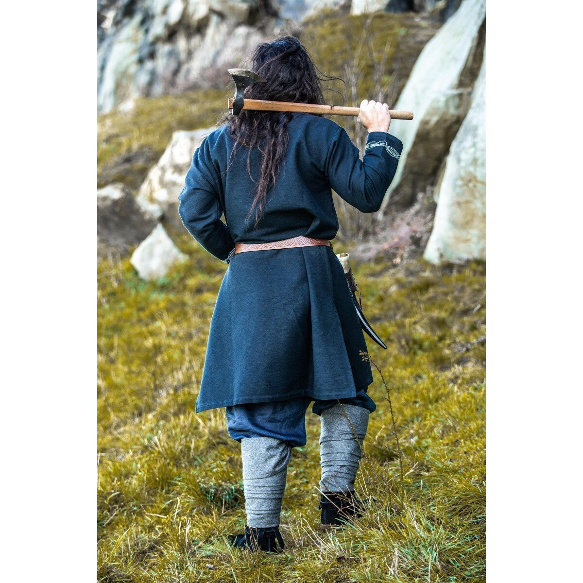 Produktbild Mittelalter Wikinger Tunika Snorri schwarz