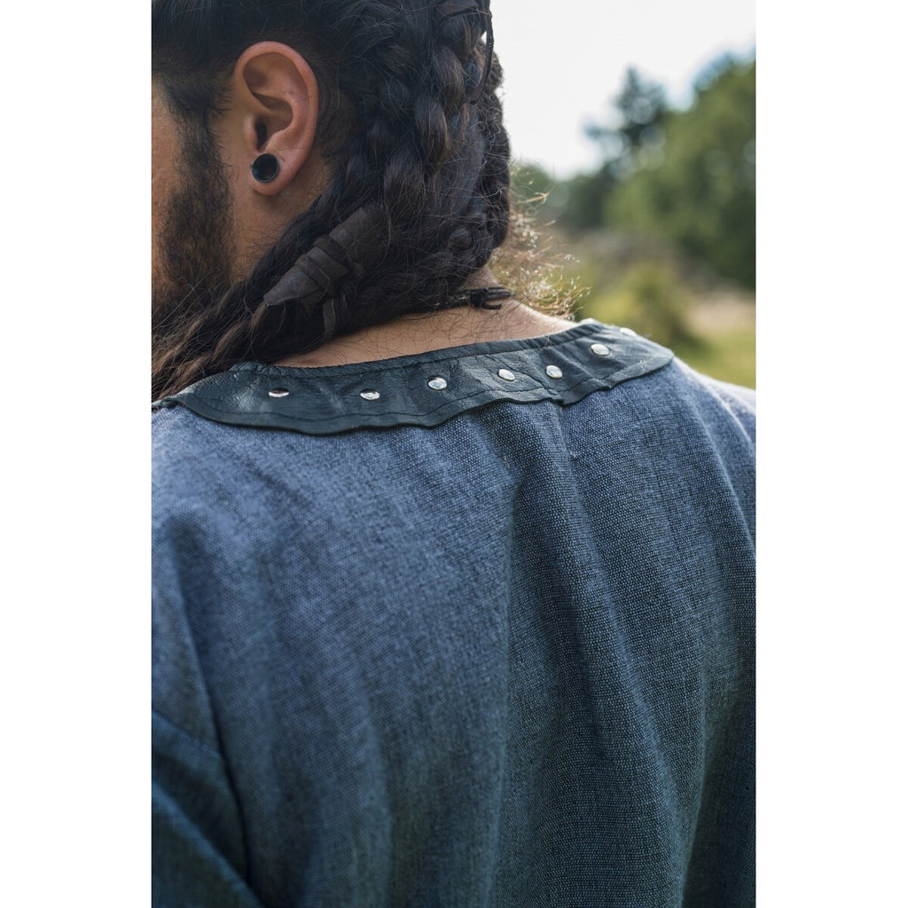 Product image Medieval Viking Tunic Rollo short-sleeved blue-grey