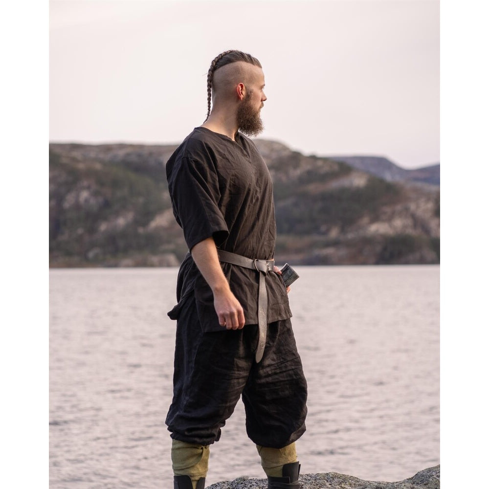 Produktbild Mittelalter Kurzarm Tunika Olaf braun