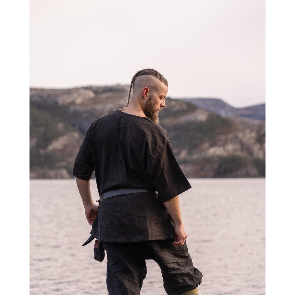 Produktbild Mittelalter Kurzarm Tunika Olaf braun
