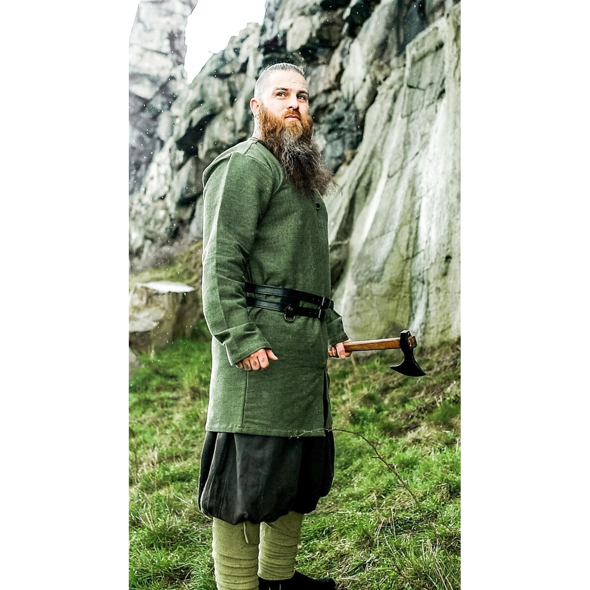Produktbild Mittelalter Wikinger Tunika Balduin grün