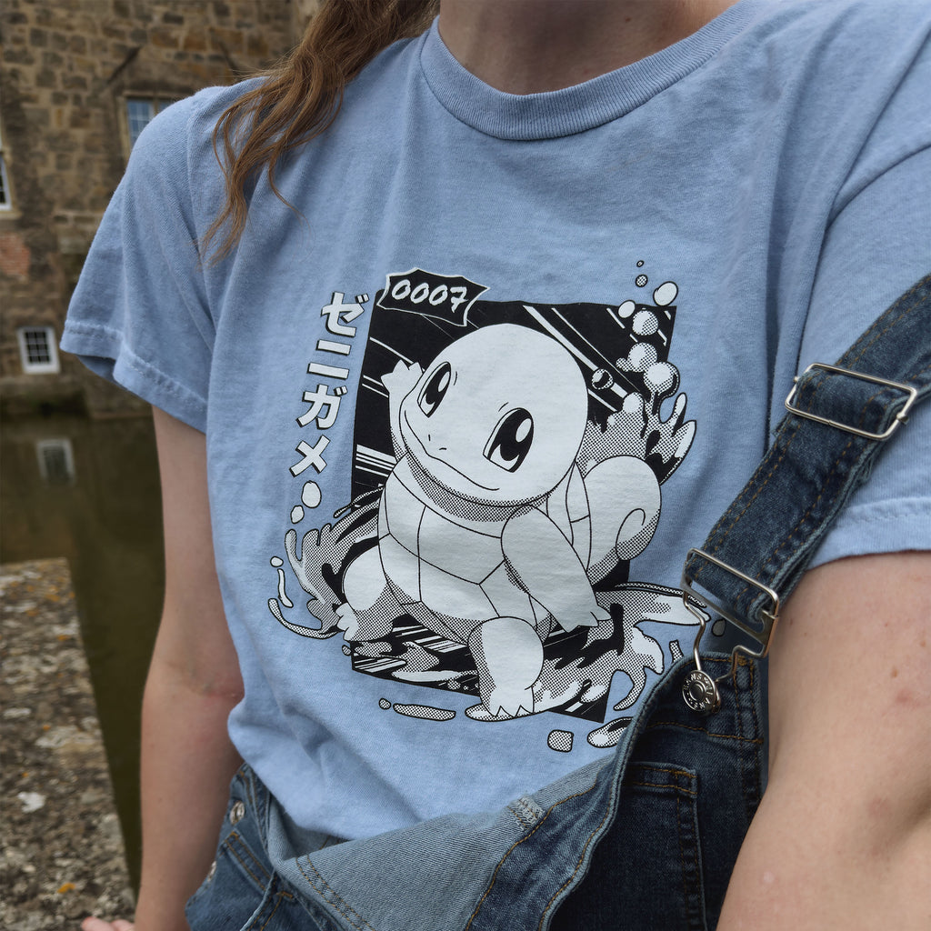 Produktbild Pokemon - Schiggy Katakana Vintage T-Shirt