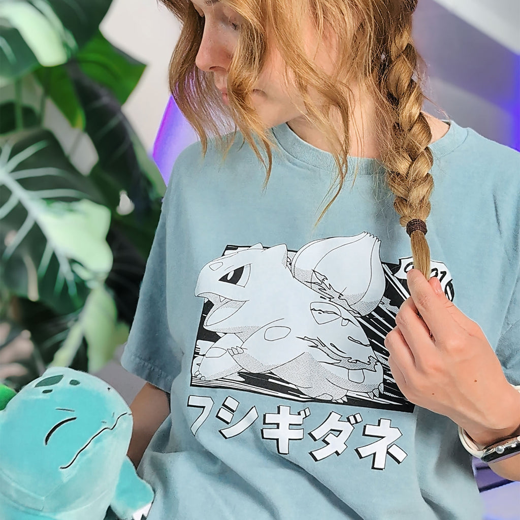 Produktbild Pokemon - Bisasam Katakana Vintage T-Shirt