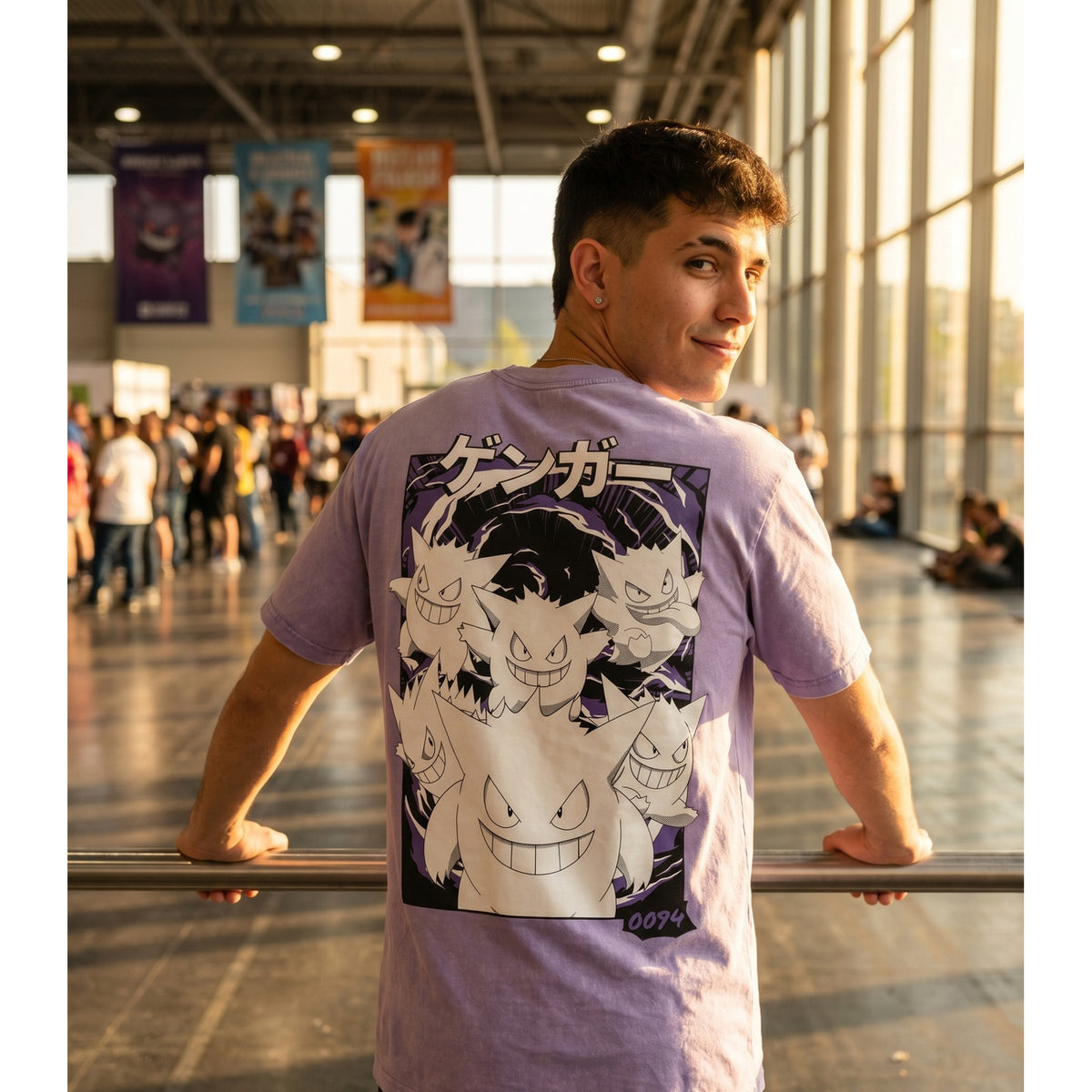 Produktbild Pokemon - Gengar Katakana Vintage T-Shirt