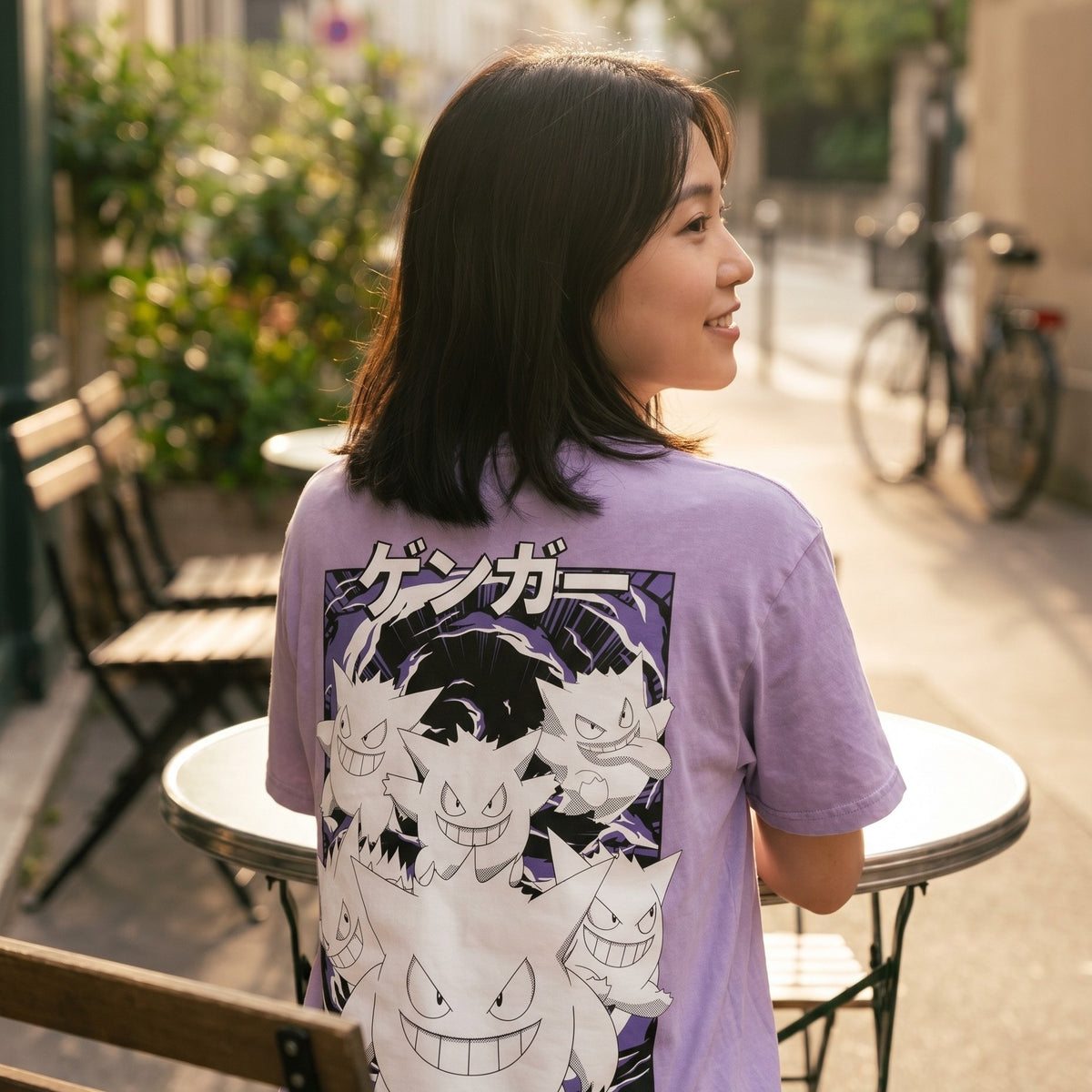 Produktbild Pokemon - Gengar Katakana Vintage T-Shirt