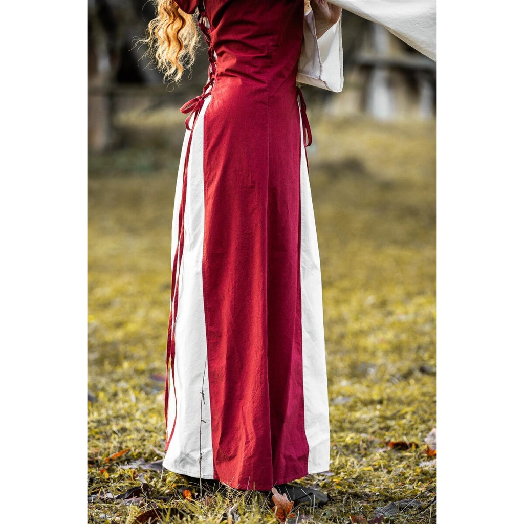 Produktbild Mittelalter Kleid Genefe rot-beige