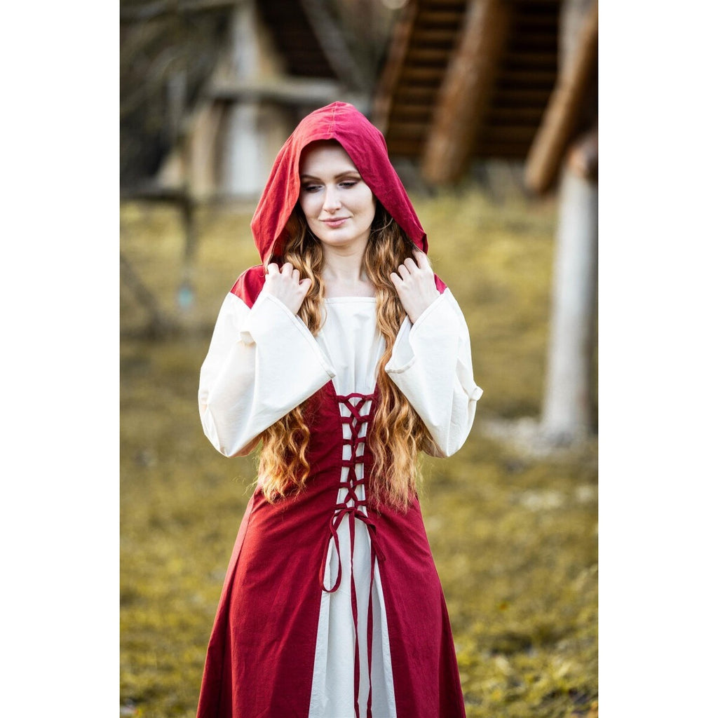 Produktbild Mittelalter Kleid Genefe rot-beige