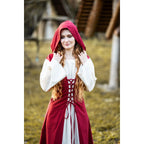 Produktbild Mittelalter Kleid Genefe rot-beige