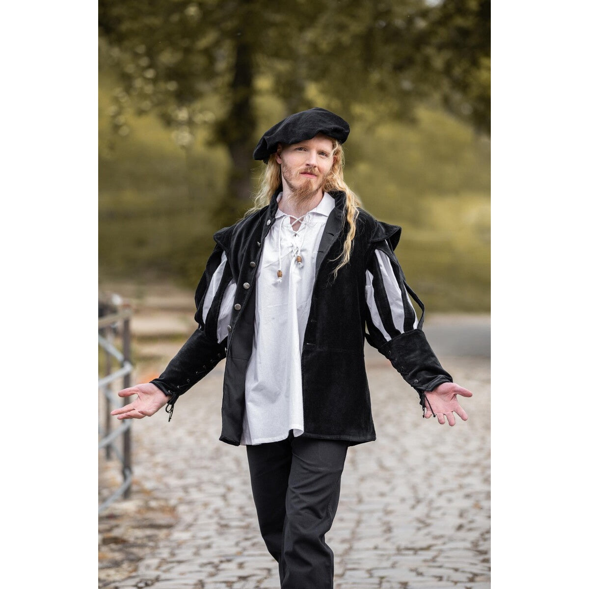 Produktbild Mittelalter Landsknechtjacke Brandolf schwarz