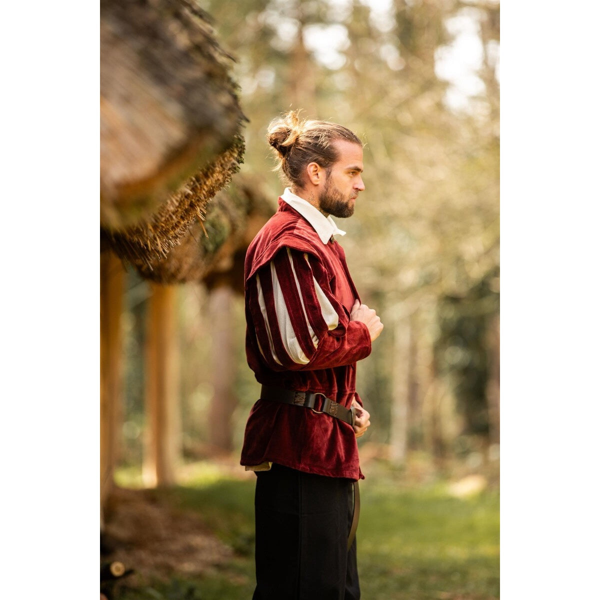 Produktbild Mittelalter Landsknechtjacke Brandolf rot