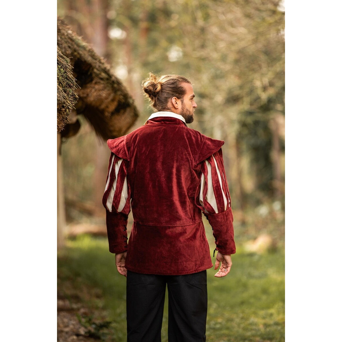 Produktbild Mittelalter Landsknechtjacke Brandolf rot