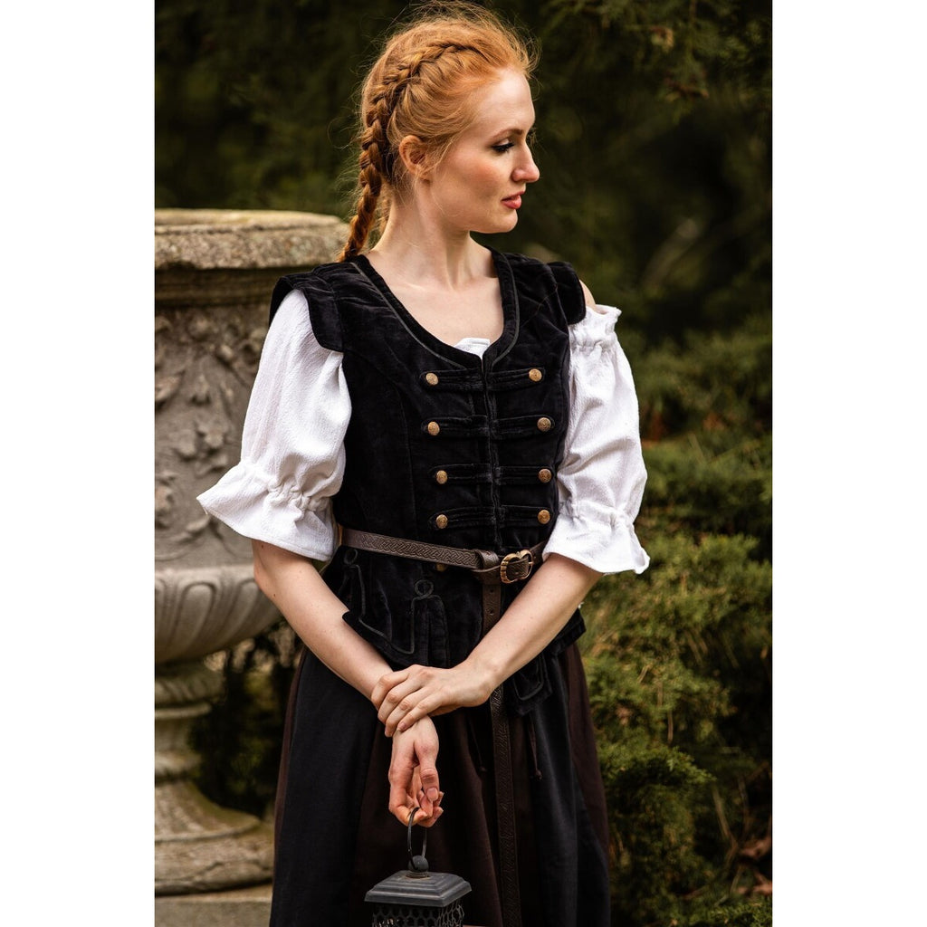 Produktbild Mittelalter Uniformweste Adaliz schwarz