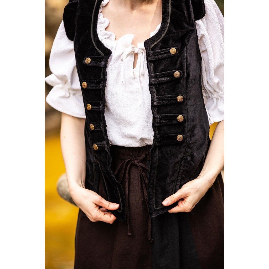 Produktbild Mittelalter Uniformweste Adaliz schwarz
