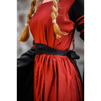 Produktbild Mittelalter Kleid Dorell rot-schwarz
