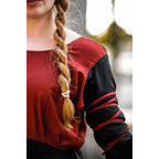 Produktbild Mittelalter Kleid Dorell rot-schwarz
