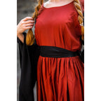 Produktbild Mittelalter Kleid Dorell rot-schwarz