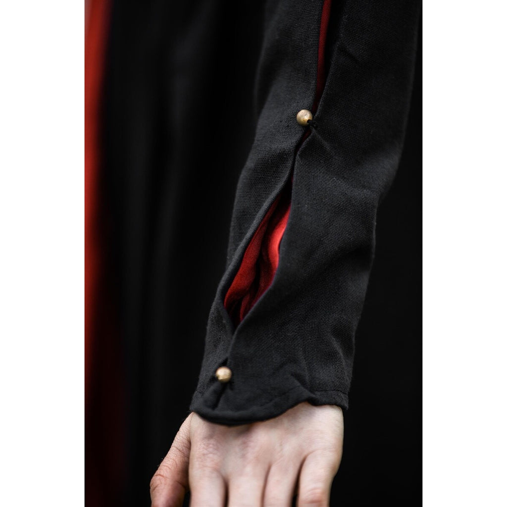 Produktbild Mittelalter Kleid Medusa schwarz-rot