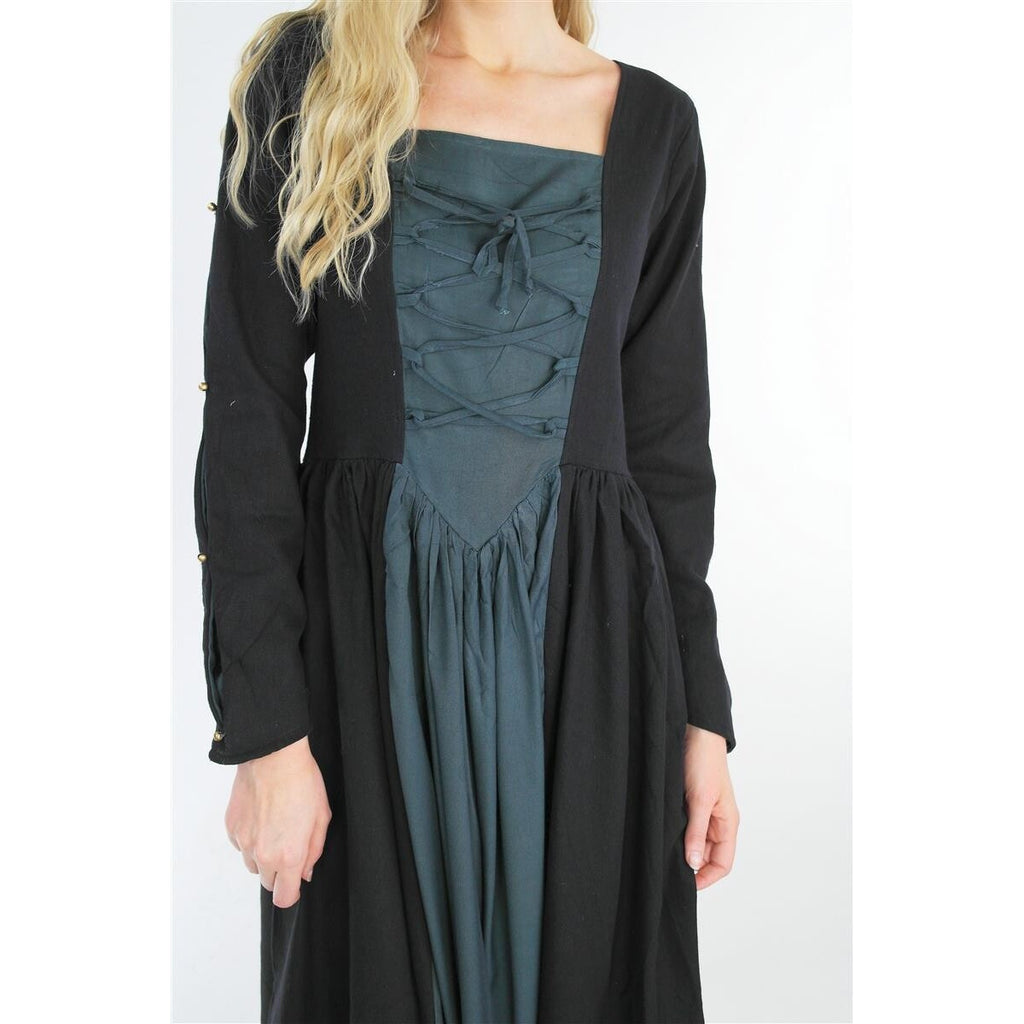 Produktbild Mittelalter Kleid Medusa schwarz-blau