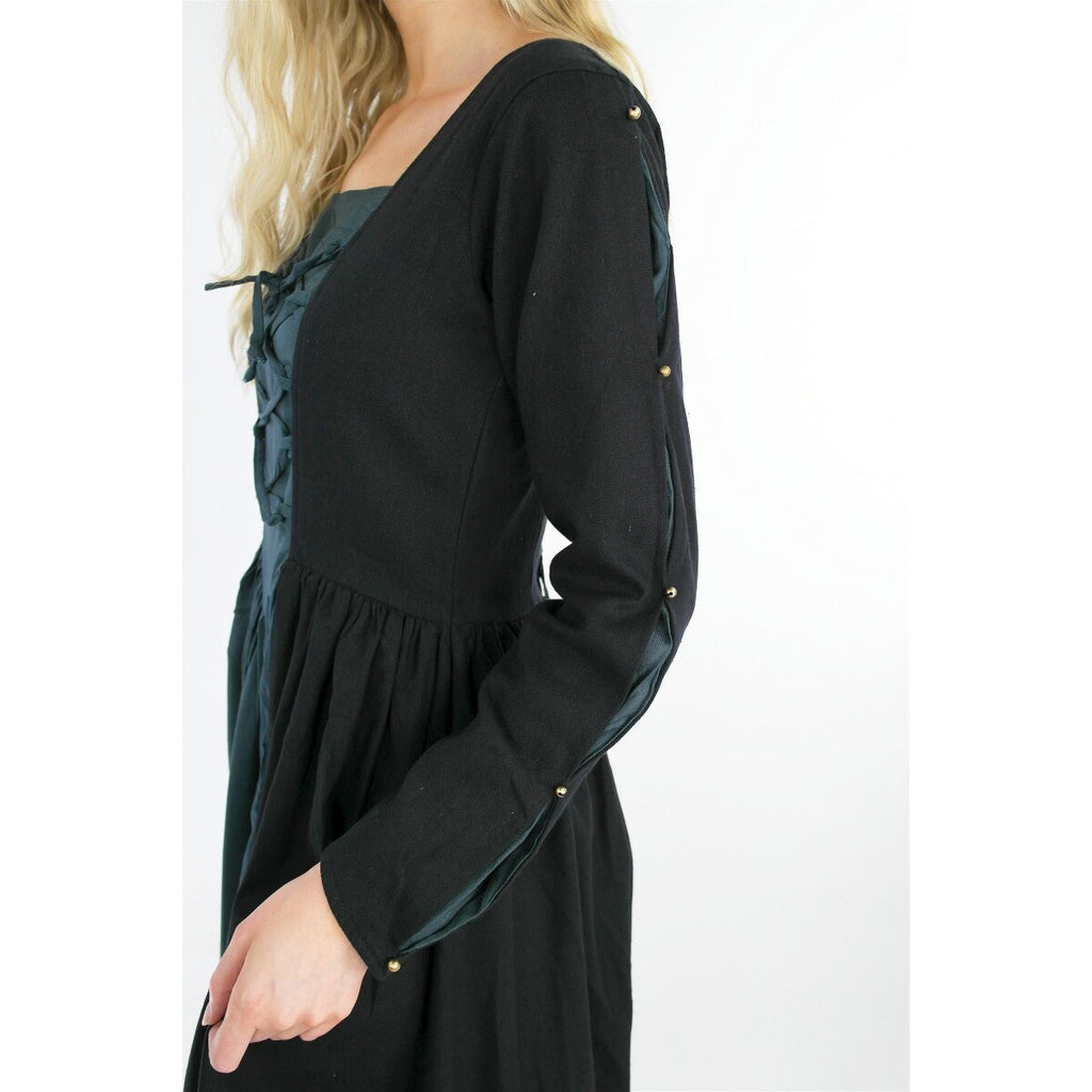 Produktbild Mittelalter Kleid Medusa schwarz-blau