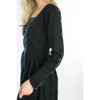 Produktbild Mittelalter Kleid Medusa schwarz-blau