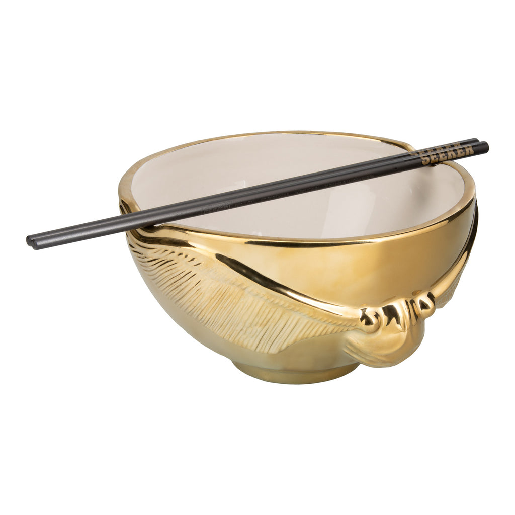 Produktbild Harry Potter - Goldener Schnatz Ramen Schale mit Ess-Stäbchen