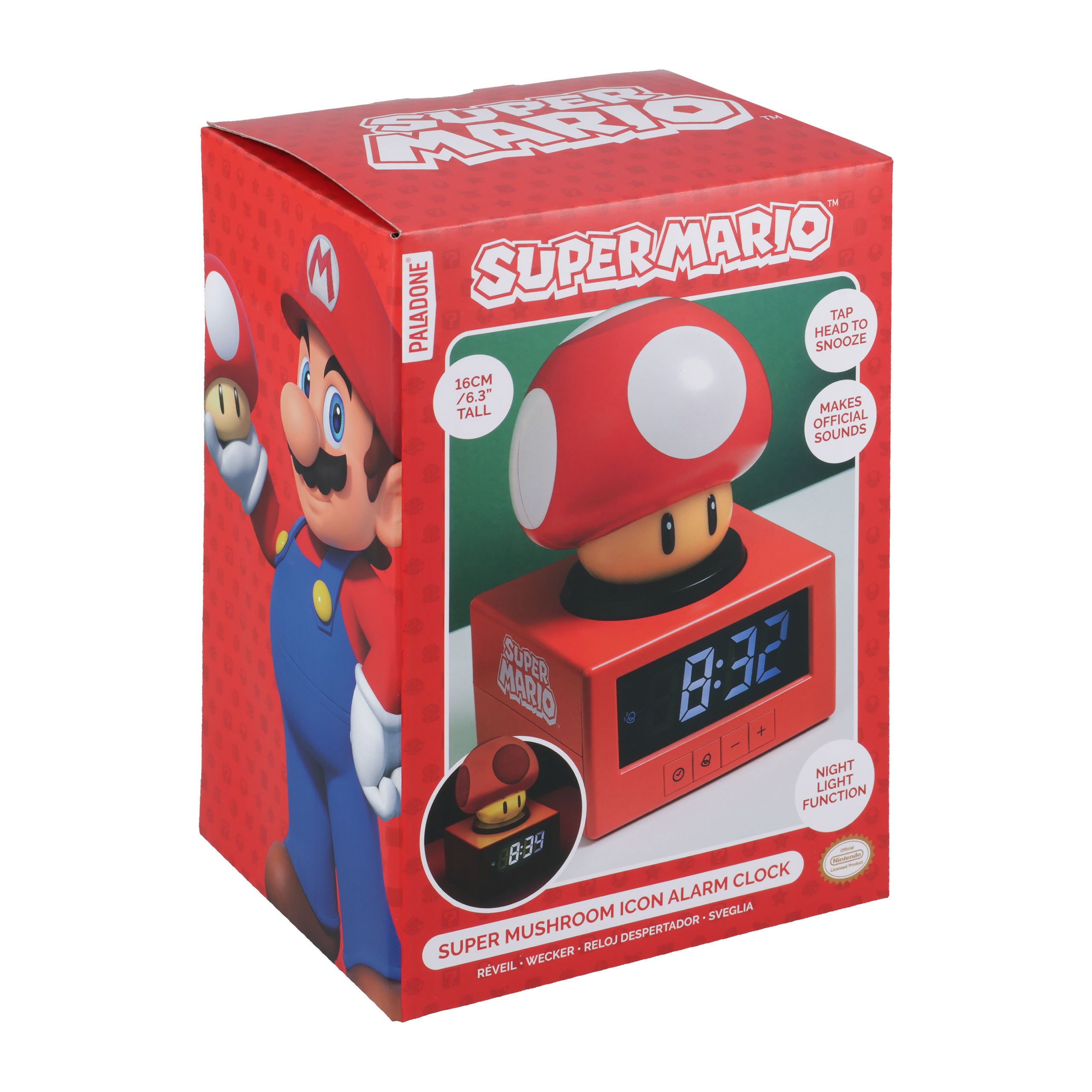 Produktbild Super Mario - Super Pilz Wecker