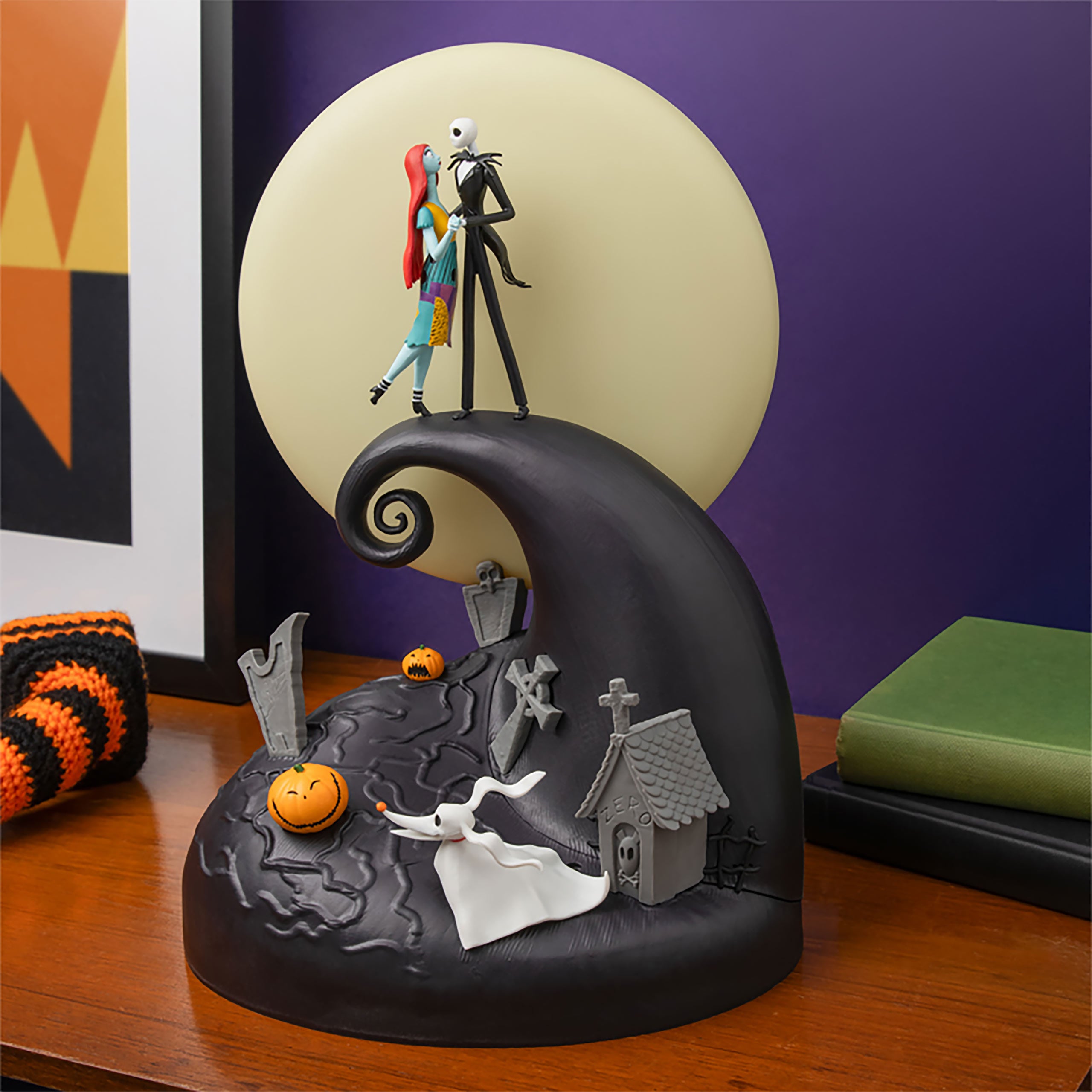Produktbild Nightmare Before Christmas - Jack und Sally Diorama Tischlampe